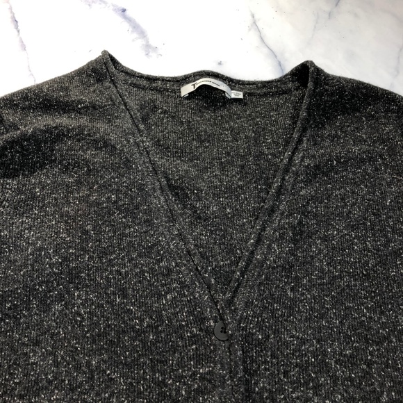 T Alexander Wang Heather Grey Cardigan Sweater - Picture 6 of 8